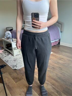 Puma Black Jogger Sweatpants Size M | Women's Drawstring Fleece Joggers.